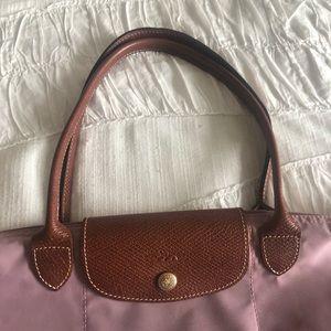 Longchamp Le Pilage Lilac Small Nylon Bag *READ*